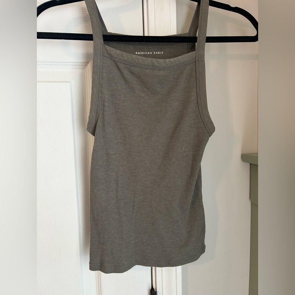 American Eagle Outfitters Green Tank Top
